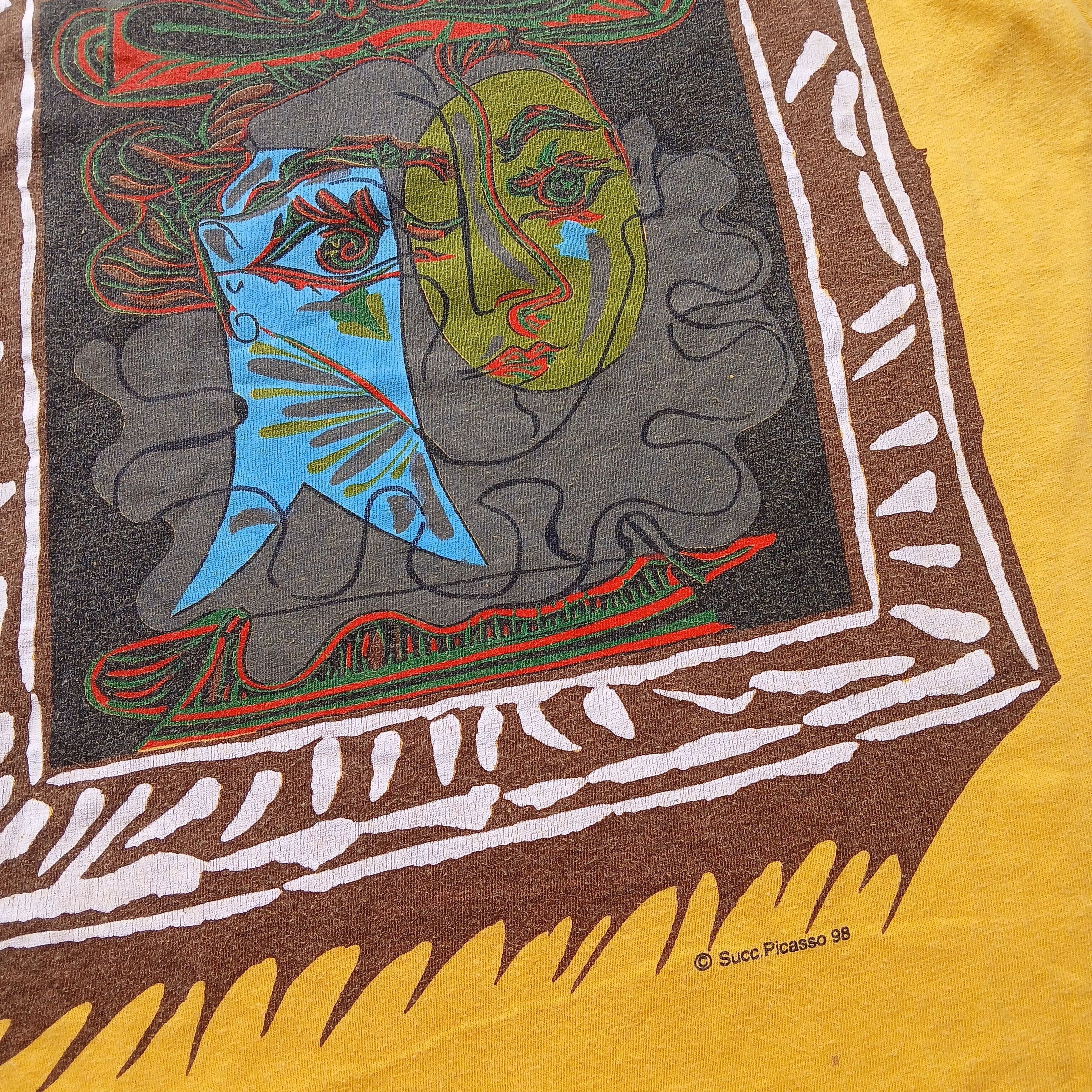 Vintage 🔥Rare🔥 Vintage 90s Picasso Spadem 1998 Size US L / EU 52-54 / 3 - 3 Thumbnail