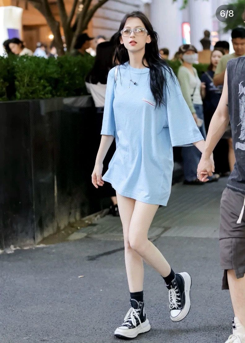 Balenciaga Balenciaga Carolina Blue Short Sleeve~ Size S Size US S / EU 44-46 / 1 - 7 Thumbnail