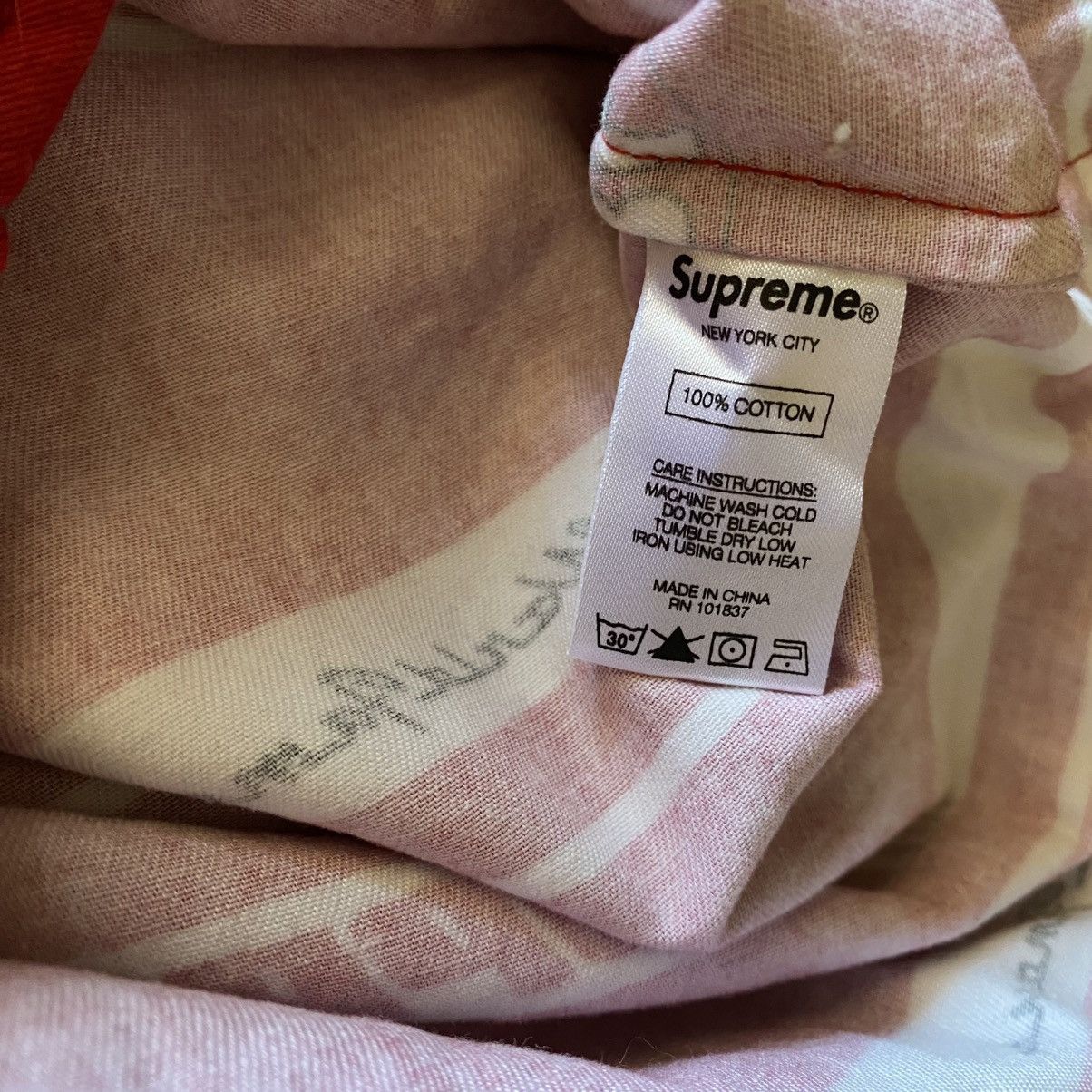 Supreme Striped Racing Work Shirt Red 2018 Designer Box Logo
