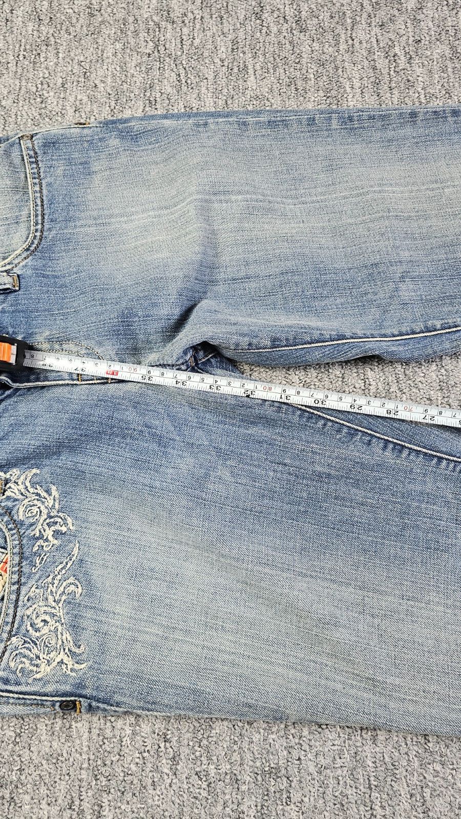 Diesel Vintage Y2K Diesel EASEE 008EW Embroidered Low Rise Jeans 30 Size 30" / US 8 / IT 44 - 16 Thumbnail