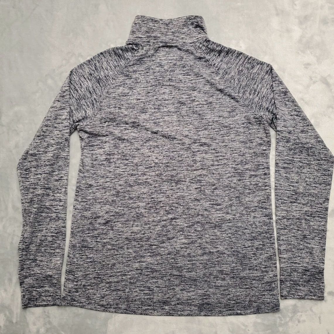 Under Armour Under Armour HeatGear Shirt Womens M Blue Long Sleeve 1/4 Zip Performance Size M / US 6-8 / IT 42-44 - 7 Thumbnail