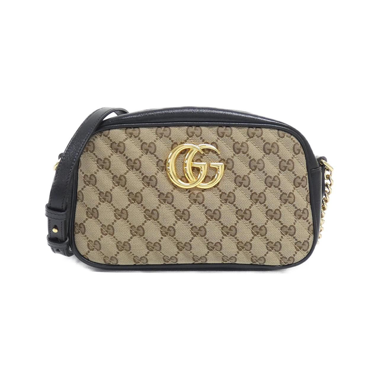 Gucci Gucci GG MARMONT GG Canvas Shoulder Bag Leather Shoulder Bag 447632 HVKEG DUTY FREE for USA