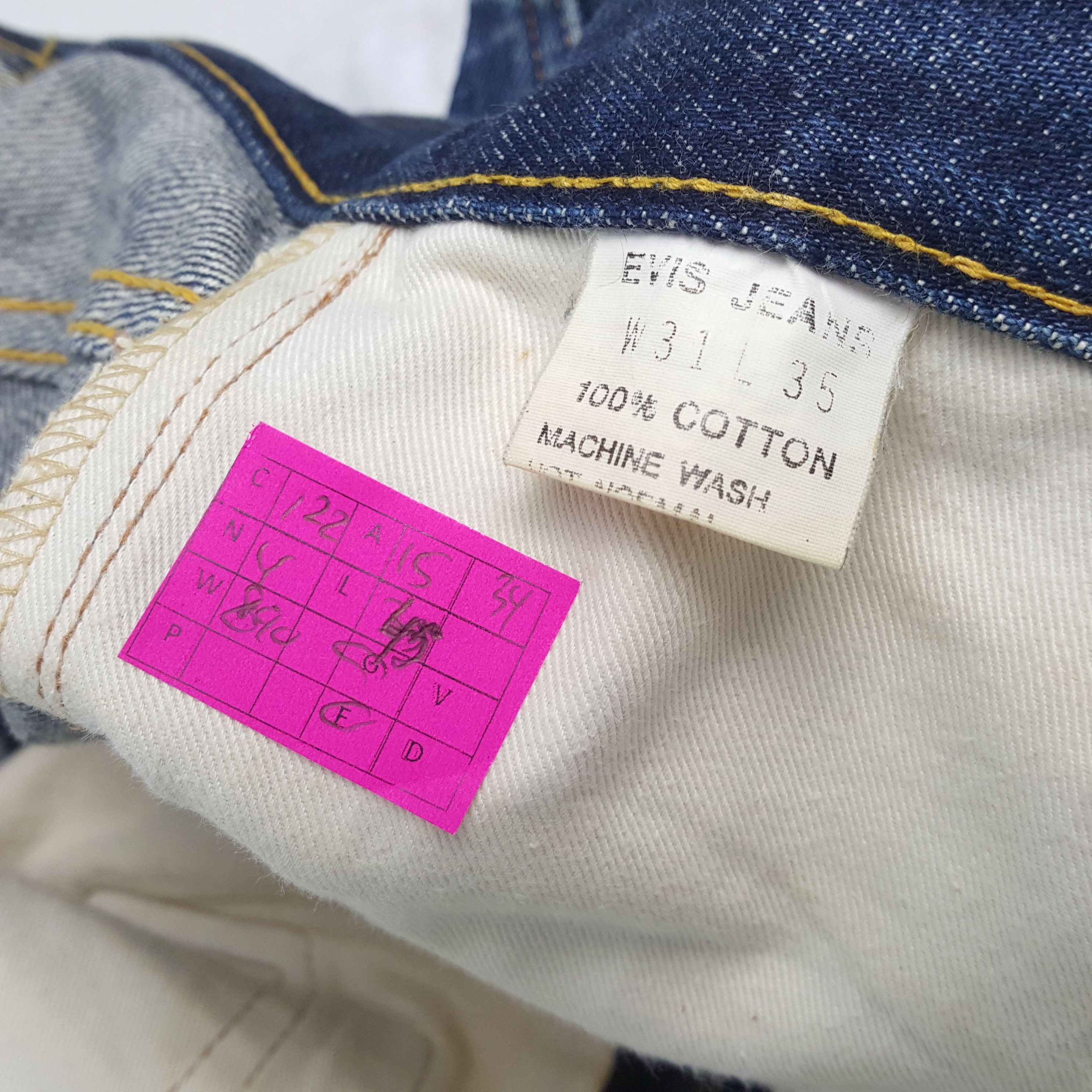 Evisu × Japanese Brand × Vintage EVIS Japanese Brand Streetwear Custom Daicock Style Jeans Size US 30 / EU 46 - 14 Thumbnail