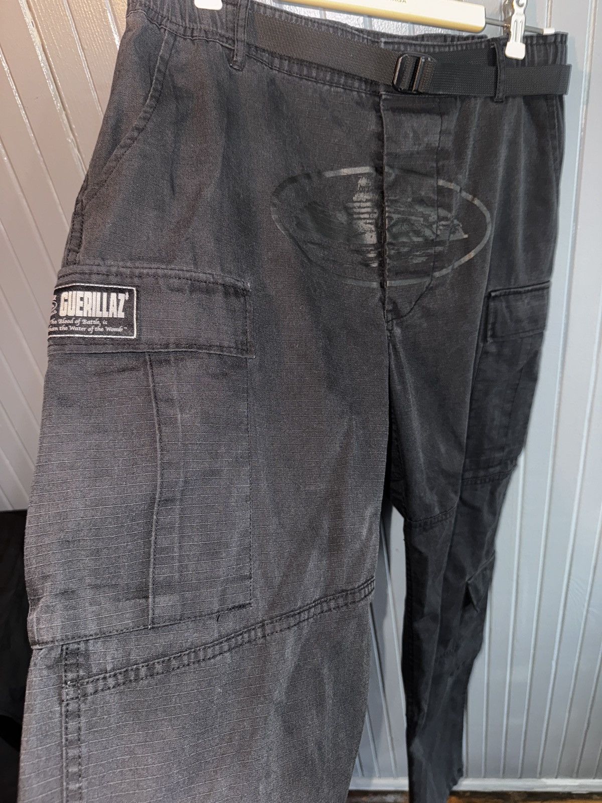 Corteiz Corteiz RTW Black Cargo Pants Size US 32 / EU 48 - 5 Thumbnail