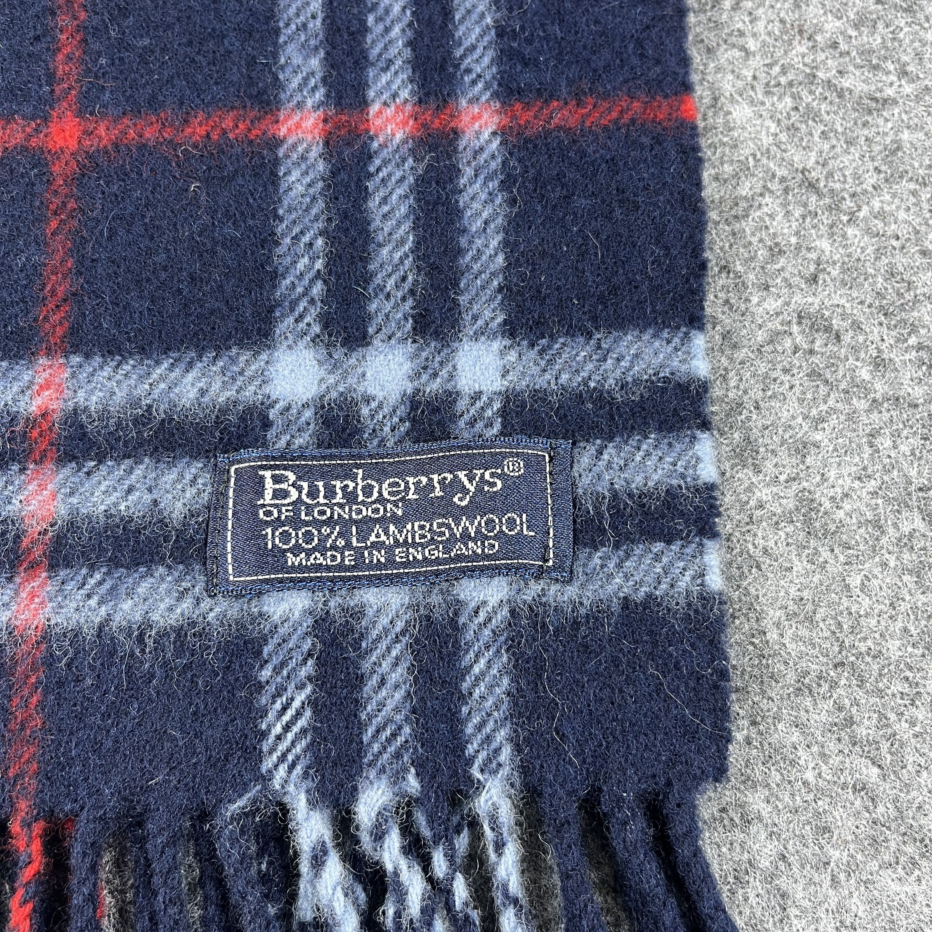 Burberry × Vintage Burberry Scarf / Muffler / Neckwear T1053 Size ONE SIZE - 5 Thumbnail
