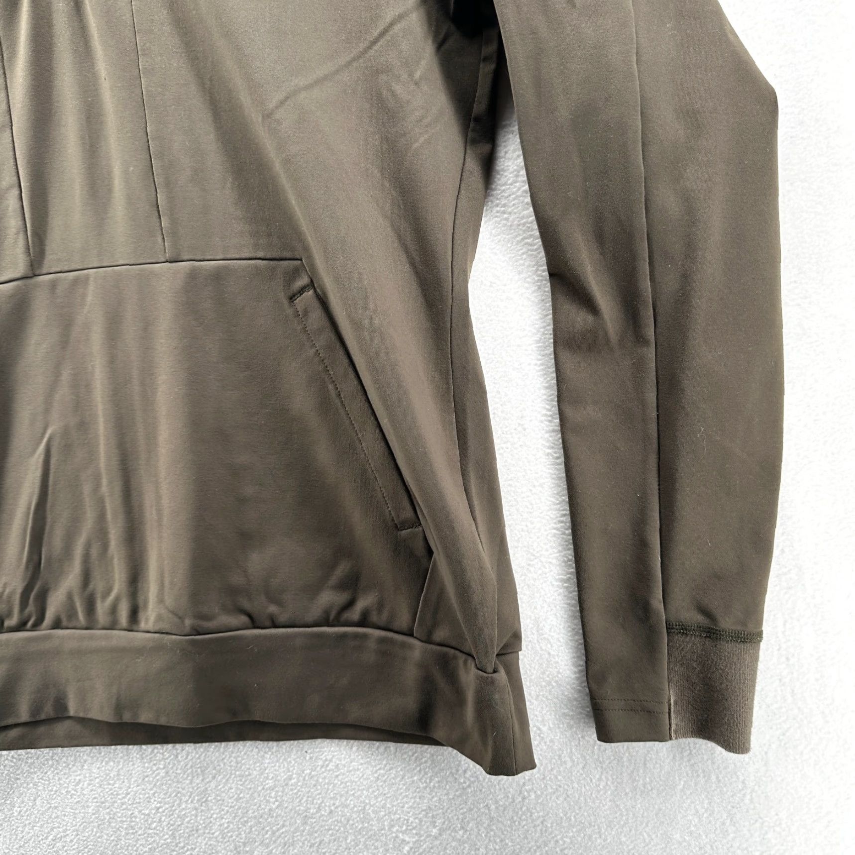 Vintage ALPHALETE Track Jacket Olive Men's M Quarter Zip Long Sleeve Size US M / EU 48-50 / 2 - 6 Thumbnail