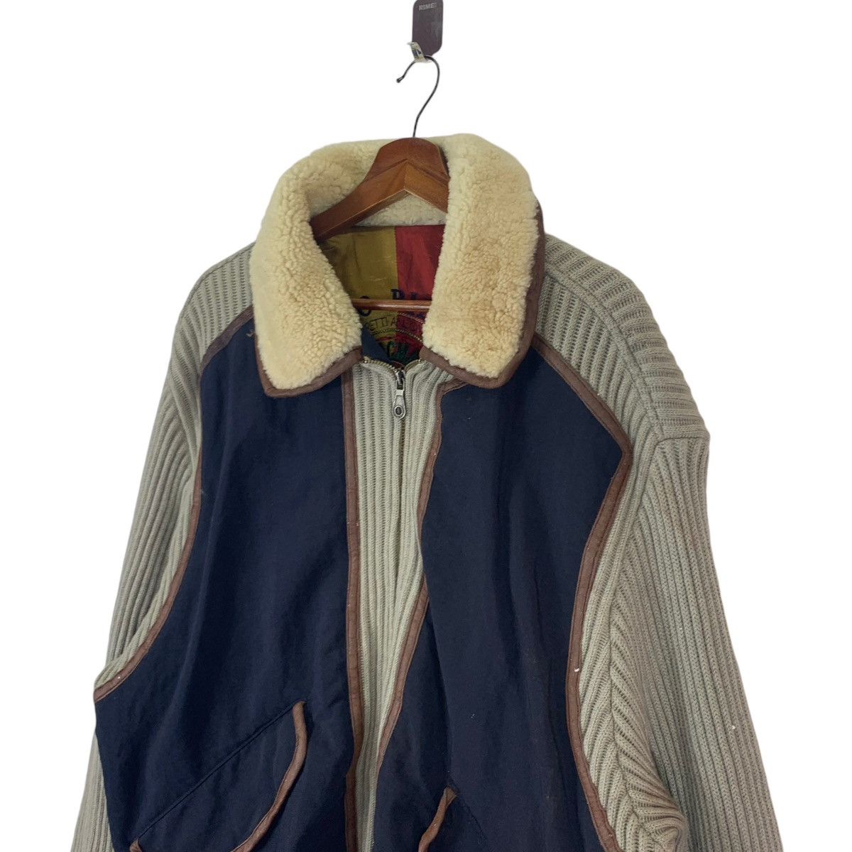 Designer 🔥⚡️DESIGNER UMBERTO BILANCIONI ITALY BOMBER JACKET Size US L / EU 52-54 / 3 - 4 Thumbnail