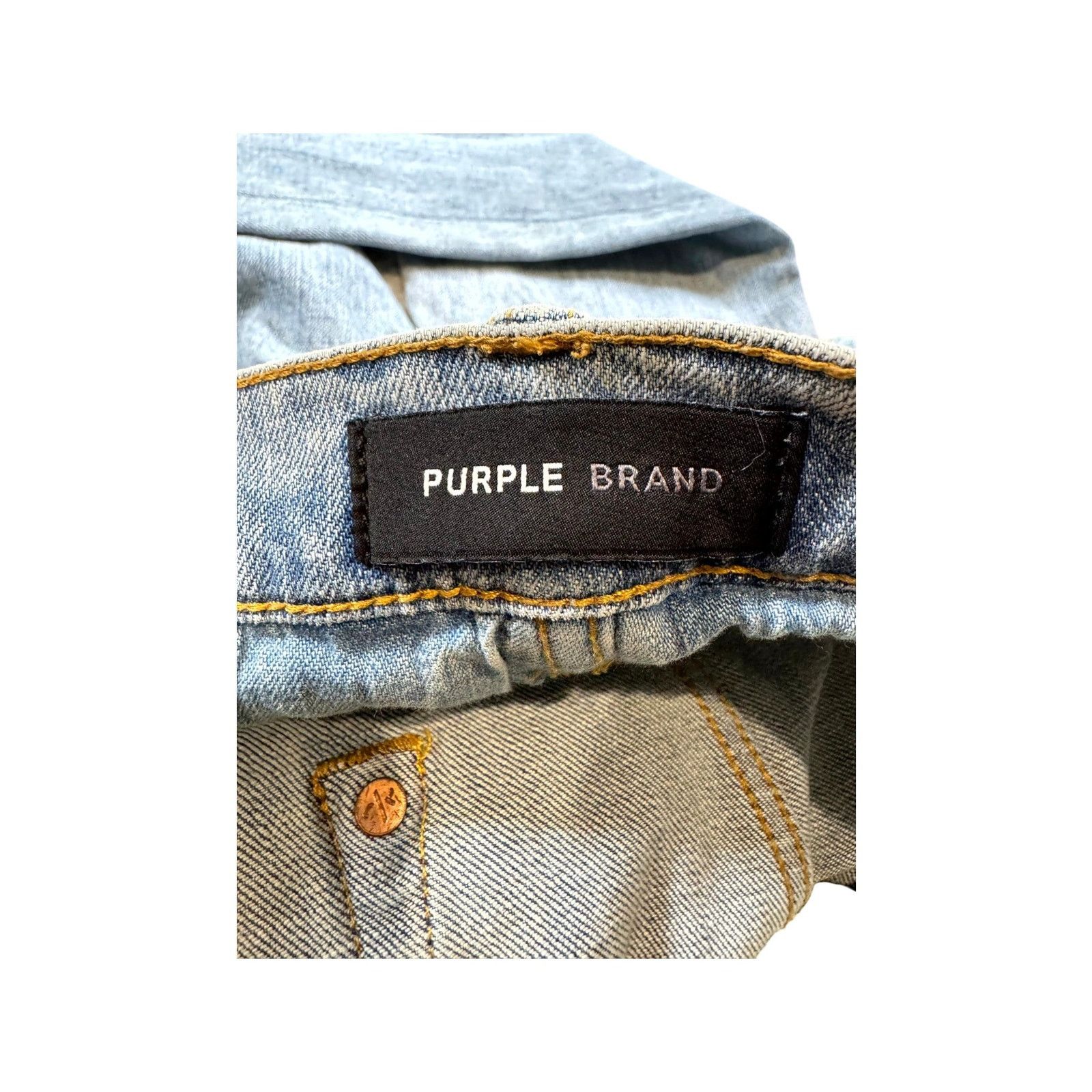 Purple Brand Purple Brand Light Wash Jeans Size US 36 / EU 52 - 4 Thumbnail