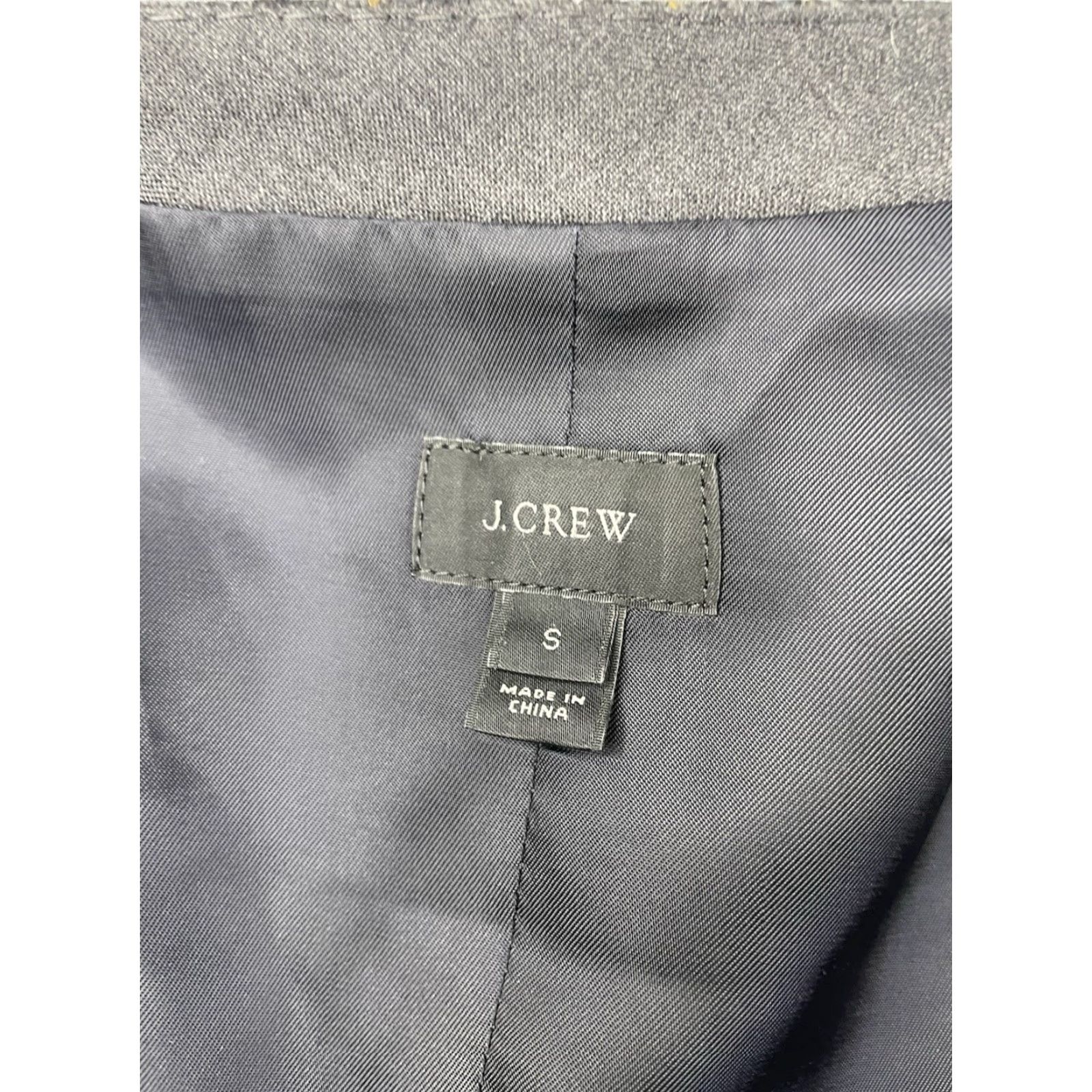 J.Crew VINTAGE J.CREW Waist Coat Men Small Wool Plaid Check Button Lined Pockets Gray Wool Moon Theme Suit Vest Size US S / EU 44-46 / 1 - 4 Thumbnail