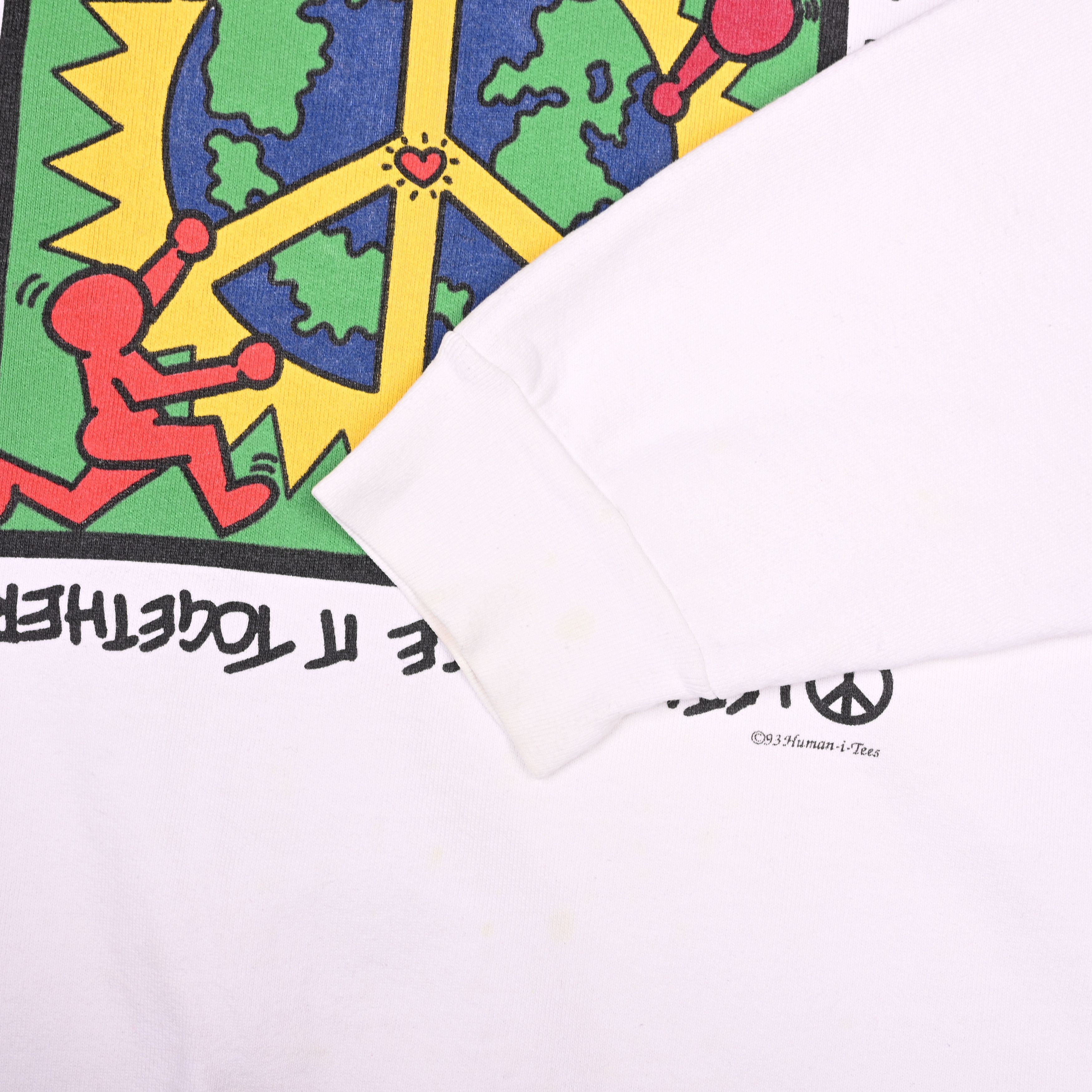 Keith Haring × Vintage Vintage Keith Haring Sweatshirt – 1993 Size US XL / EU 56 / 4 - 3 Thumbnail