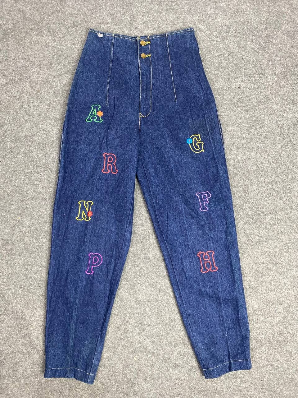 Japanese Brand vintage japanese brands high waist denim very nice design Size 28" / US 6 / IT 42 - 1 Thumbnail