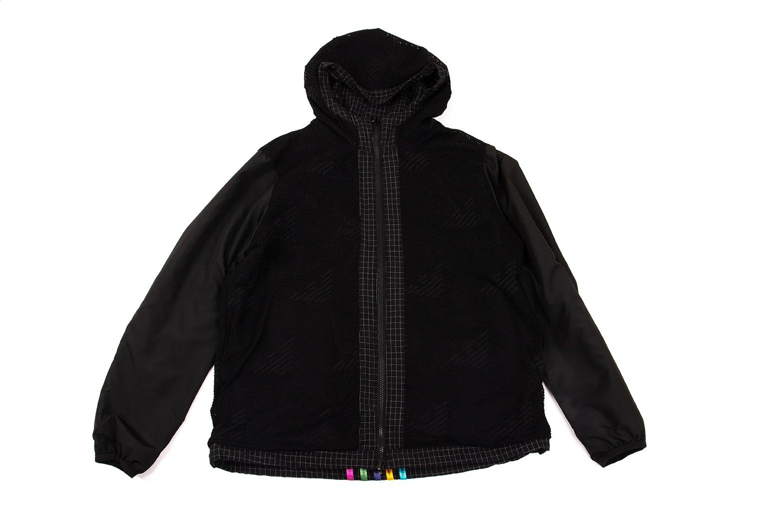 Emporio Armani Colorful Taping Grid Reversible Blouson in Black and Others Size US S / EU 44-46 / 1 - 12 Thumbnail
