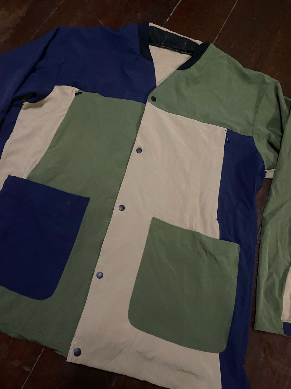Other Travel shell multicolor snap button jacket by fieldcore Size US L / EU 52-54 / 3 - 6 Thumbnail