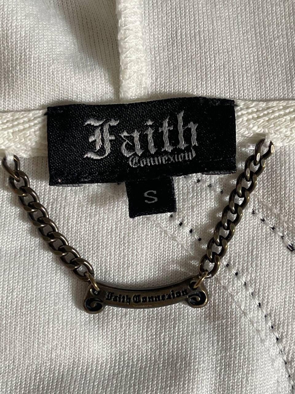 Faith Connexion Vintage Faith Connexion Y2k Chrome Hearts Style Zip Hoodie Size S / US 4 / IT 40 - 6 Thumbnail