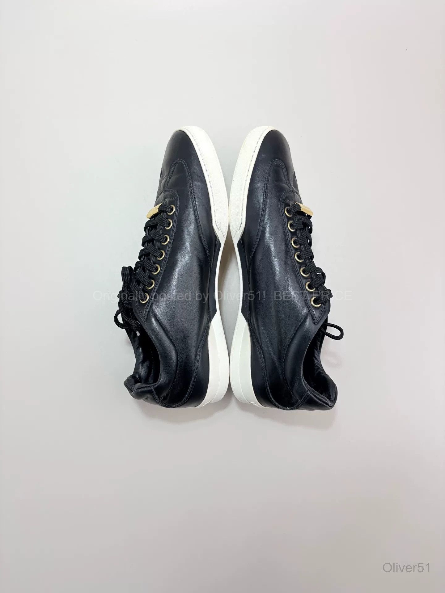 Versace Versace Medusa Black Skate Sneakers Luxury BFAJBCD357 Size US 8.5 / IT 38.5 - 5 Thumbnail