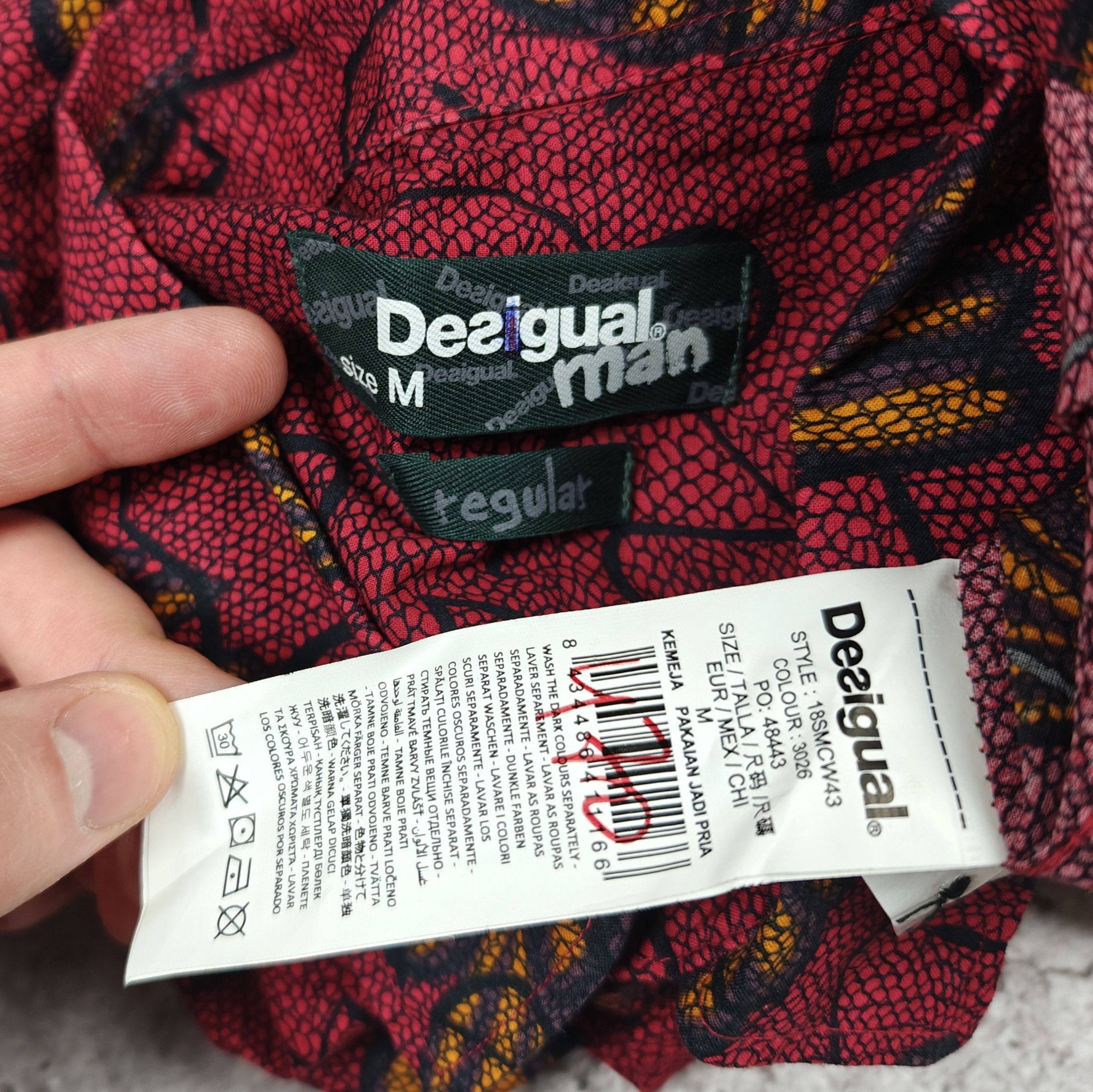 Desigual Desigual Regular Fit Shirt Overprinted size M Size US M / EU 48-50 / 2 - 6 Thumbnail