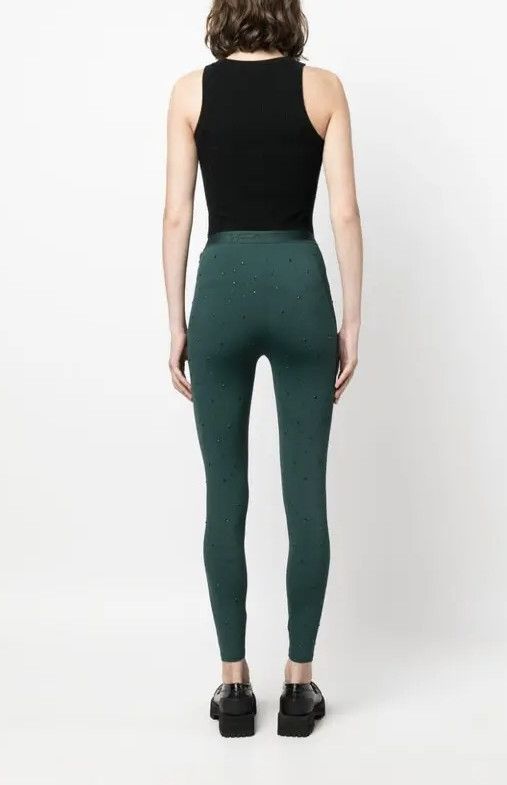 Sandro Sandro Rhinestone Leggings Green ( S ) Size 22" - 2 Thumbnail