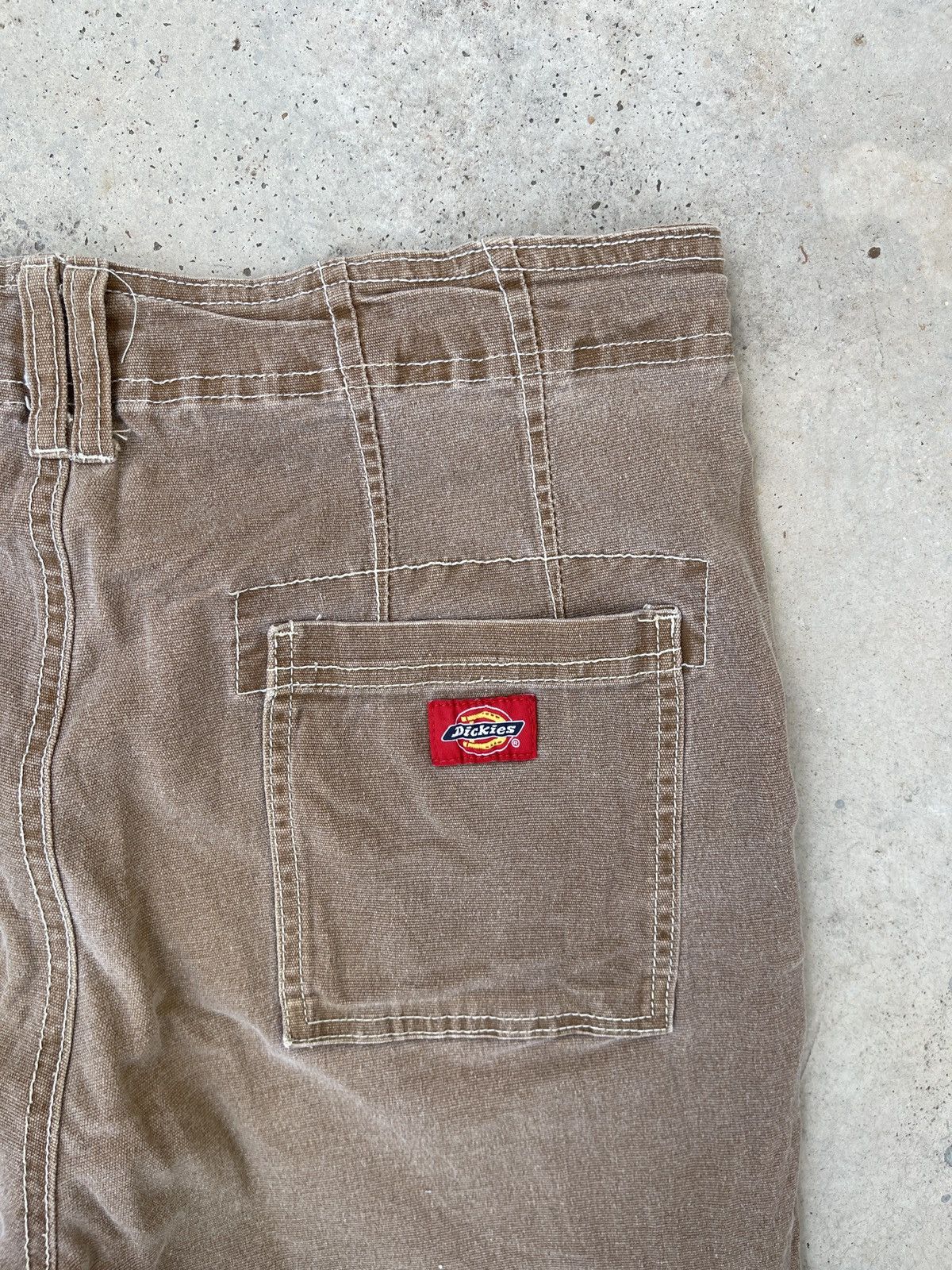 Dickies × Vintage Vintage 90s Faded Brown Dickies Cargo 6 Pocket Pants Size US 31 - 6 Thumbnail