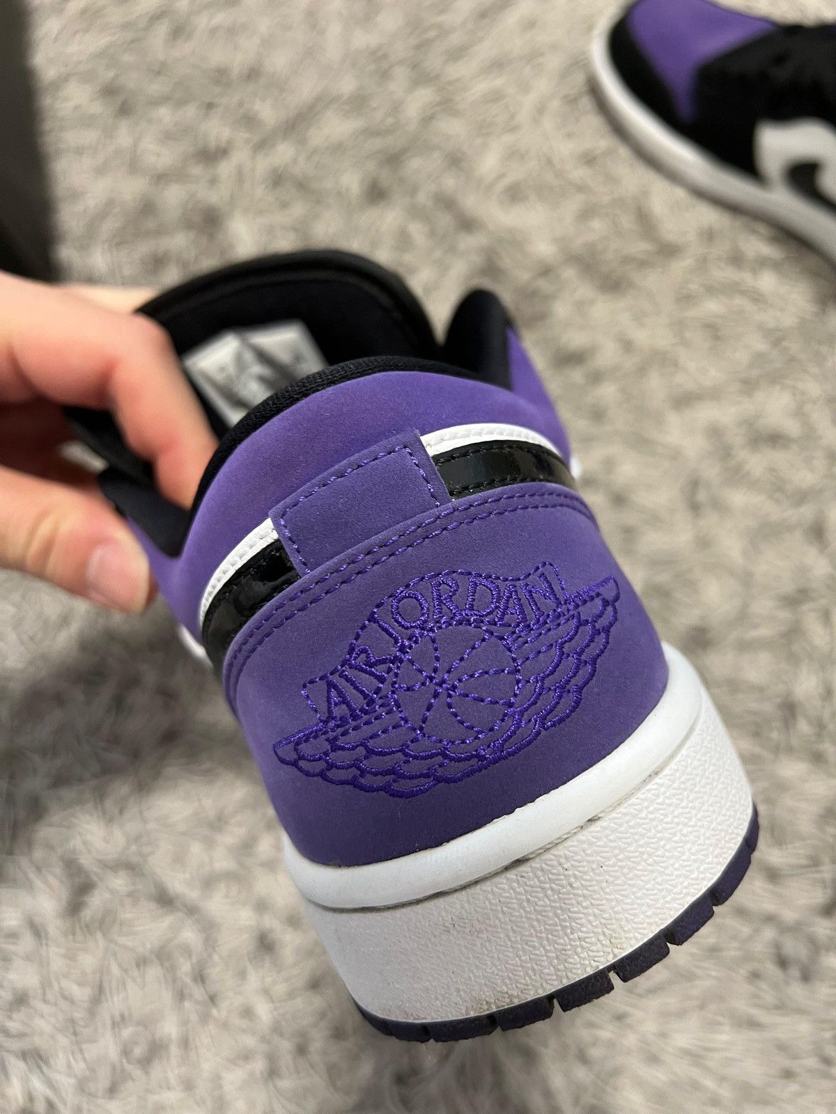 Nike Jordan 1 Low Court Purple Size US 9 / EU 42 - 10 Thumbnail