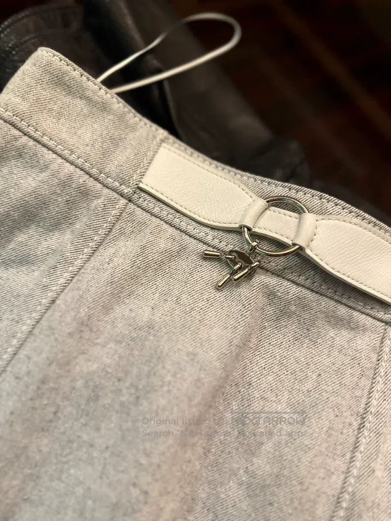 Hermes Hermes Skirt, light gray Size 42" / US 20 - 3 Thumbnail