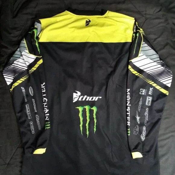 Other Thor Monster Motocross Pro Circuit Racing Jersey Shirt Size US XL / EU 56 / 4 - 5 Thumbnail