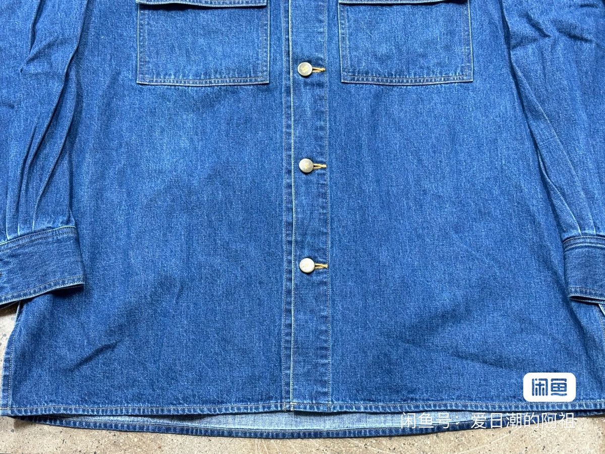 Auralee 25ss Selvedge Light Oz Denim Shirt