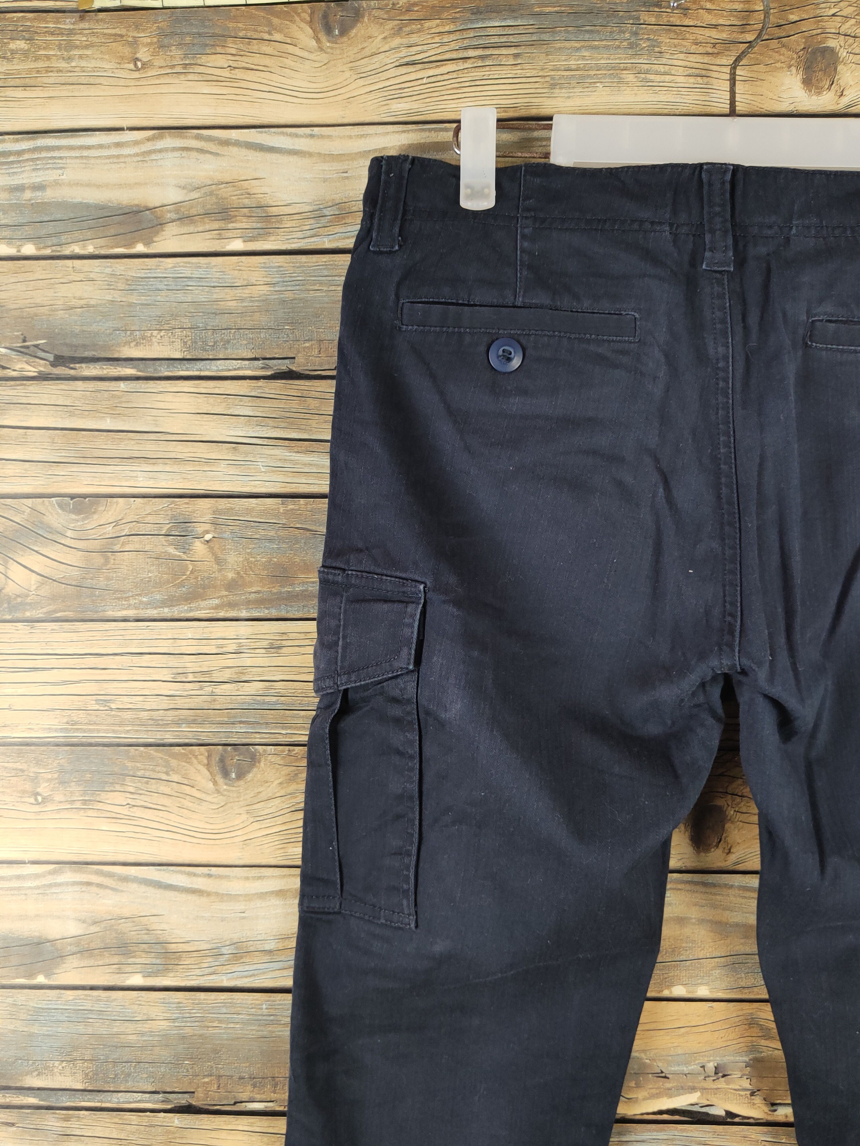 Beams Plus Beams Heart Black Multipocket Tactical Cargo Pants #448 Size US 32 / EU 48 - 8 Thumbnail