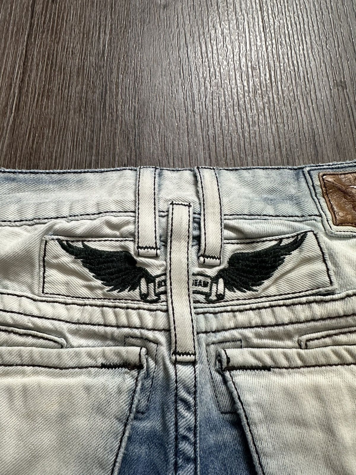 Robins Jeans 🔥Robin’s Jeans🔥 Bleached and Dyed Denim Jeans Size US 31 - 25 Thumbnail