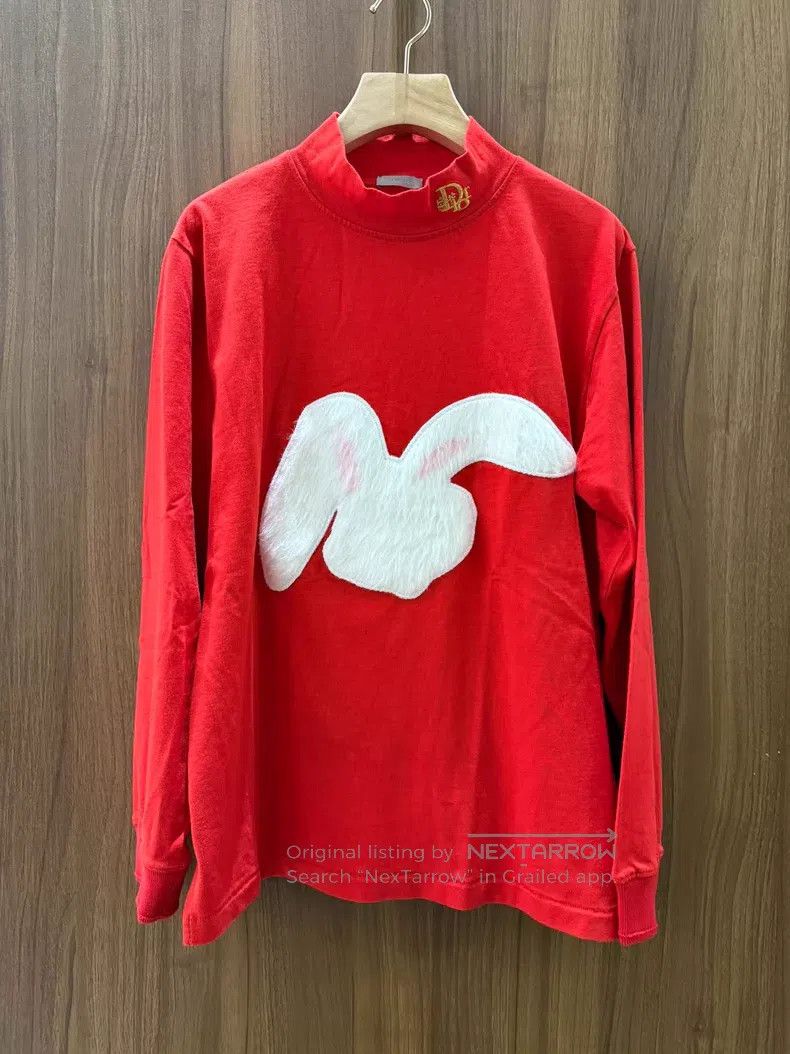 Dior Dior Limited red long-sleeved sweatshirt for the Year of t Size US S / EU 44-46 / 1 - 1 Thumbnail