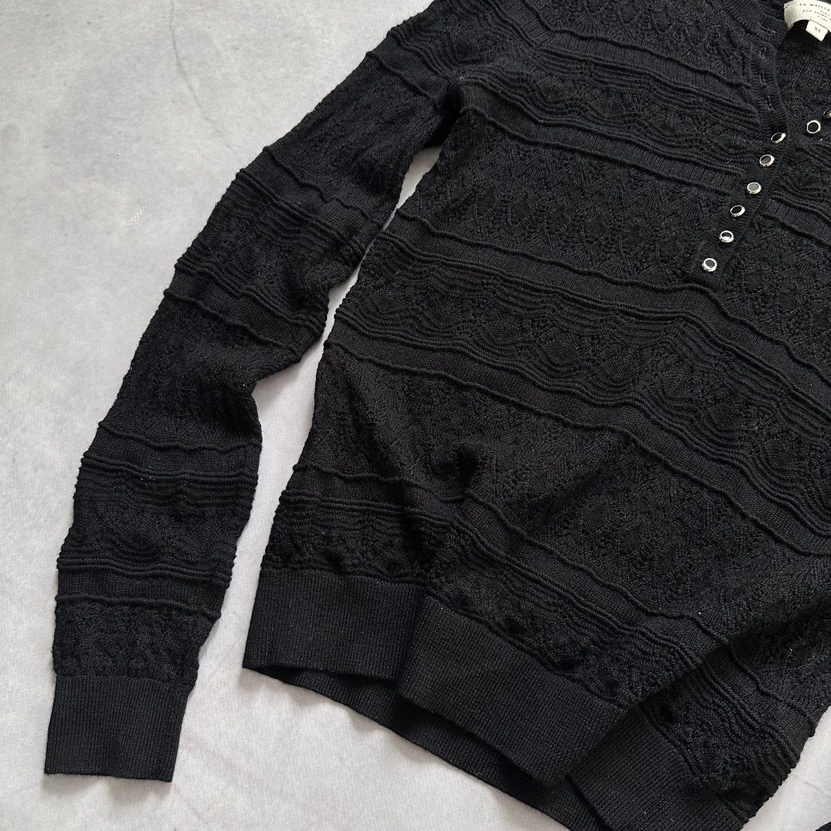 Sarah Pacini Sezane Knit Merino Wool Sweater Cardigan Lyna Jumper Size XS / US 0-2 / IT 36-38 - 5 Thumbnail