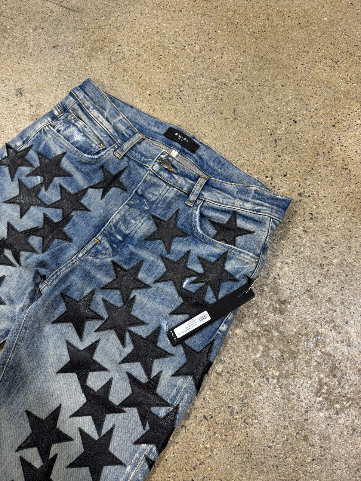 Amiri Amiri Chemist Star Denim Jeans NEW 2400$ Size US 33 - 3 Thumbnail
