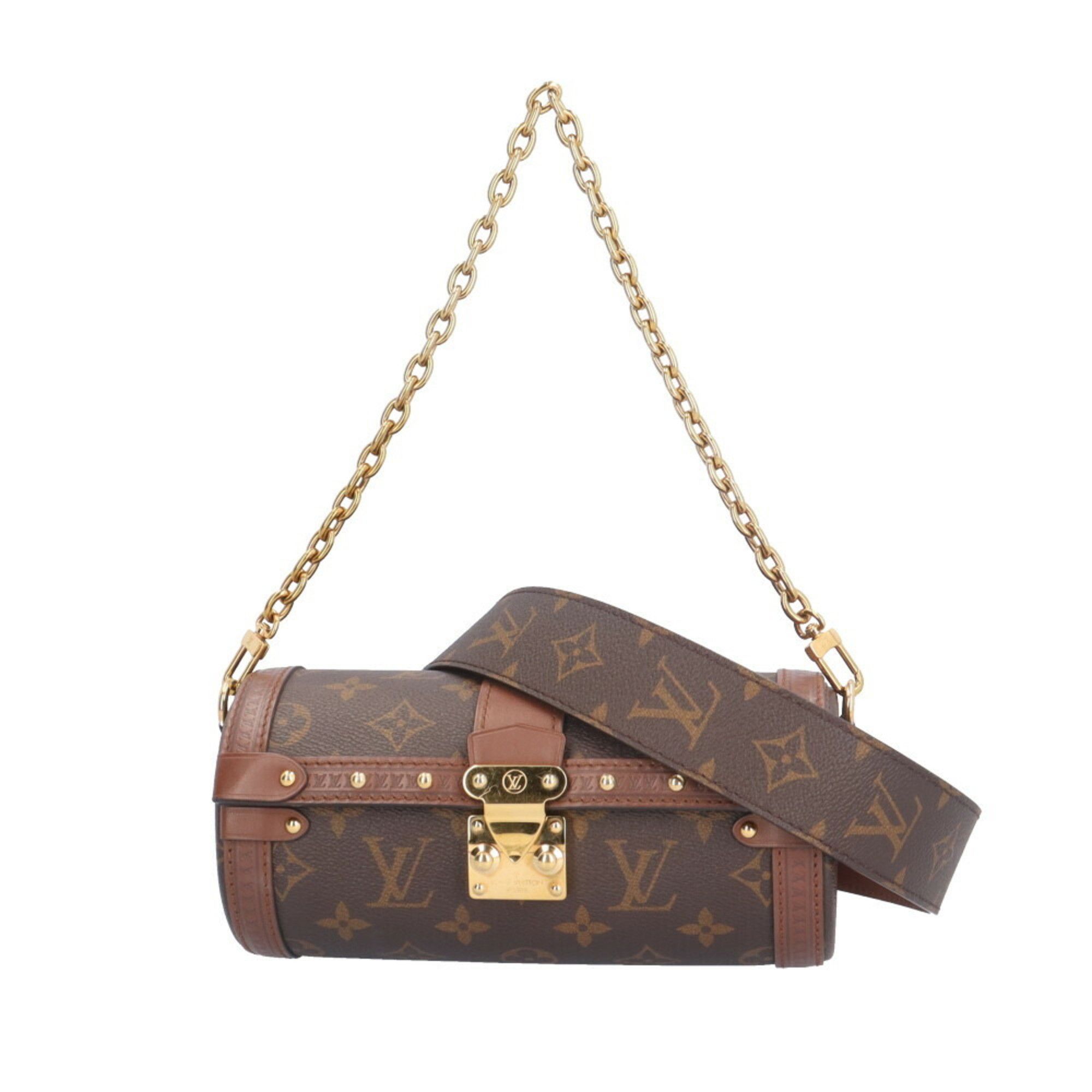 Louis Vuitton Papillon Trunk Monogram Shoulder Bag in Canvas M57835 Brown Women's LOUIS VUITTON