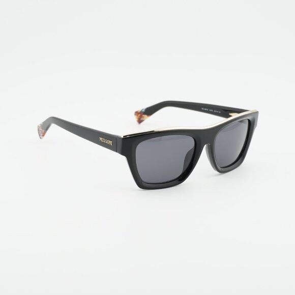 Missoni Missoni MIS 0067/S 0807 IR Sunglasses Black Cat Eye Frame Size ONE SIZE - 8 Thumbnail