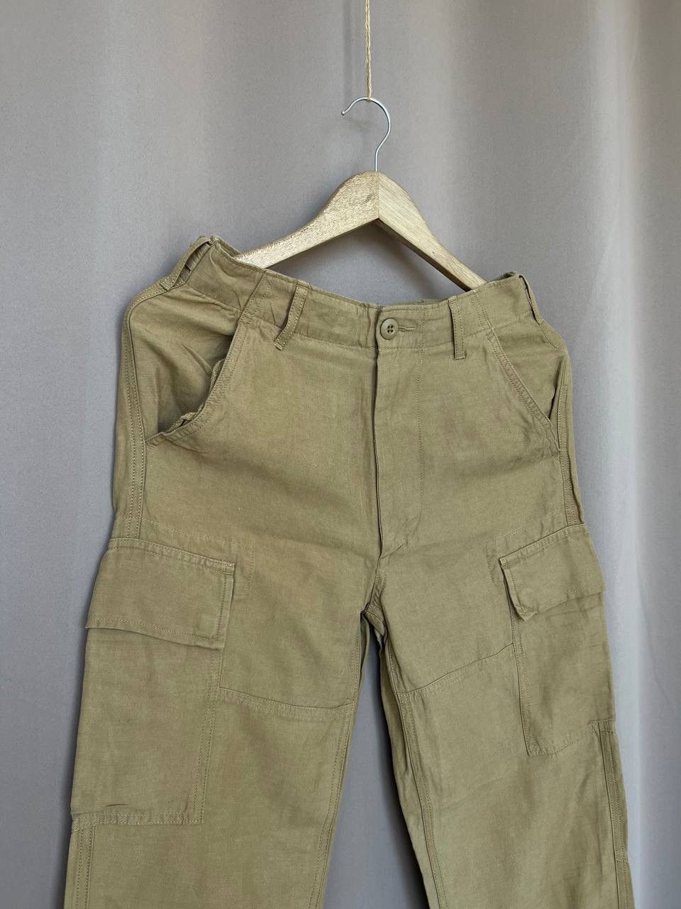 Polo Ralph Lauren Polo Ralph Lauren Silk-Linen Cargo Pants Womens Size 2 or S Size 26" / US 2 / IT 38 - 3 Thumbnail