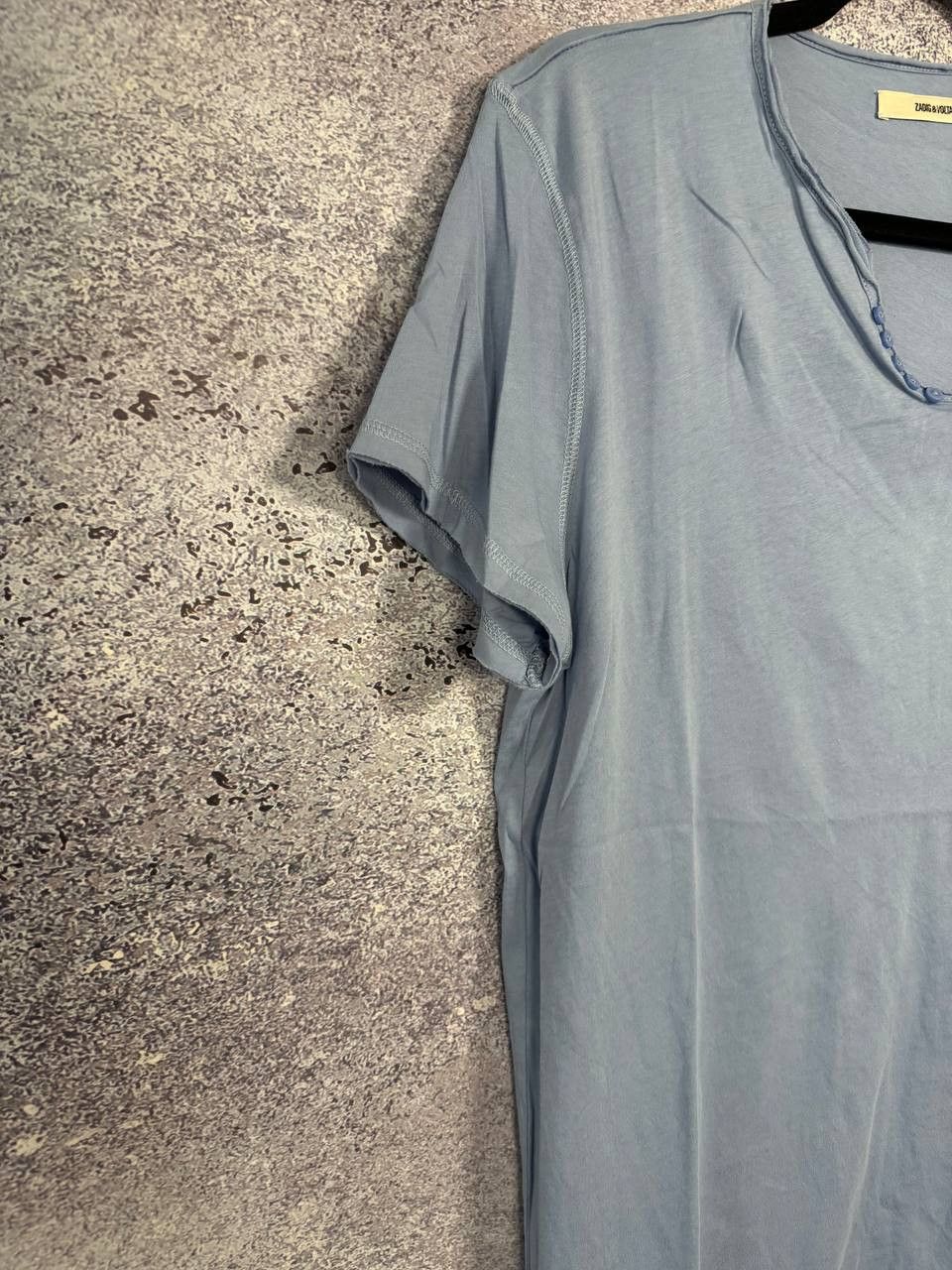 Zadig & Voltaire Zadig & Voltaire V Neck T-Shirt Medium Oldmoney Size US M / EU 48-50 / 2 - 3 Thumbnail