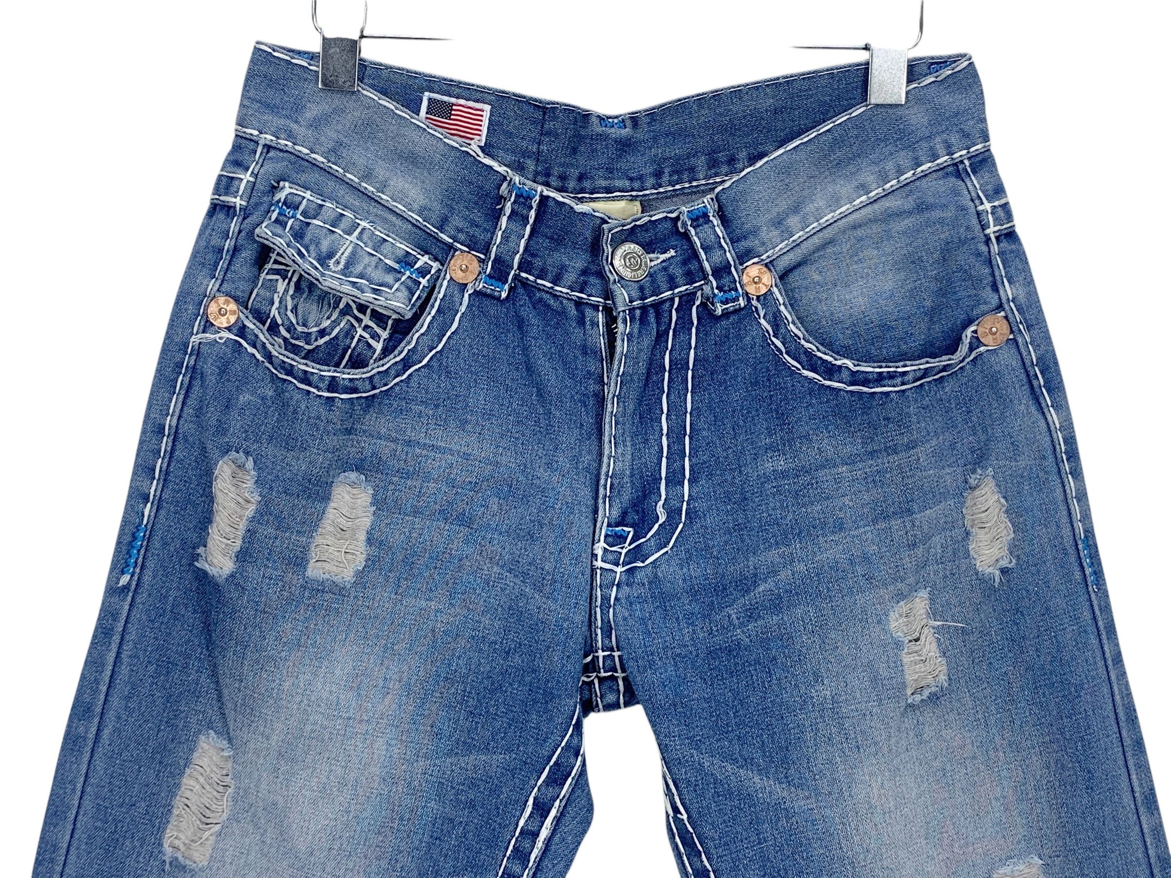 True Religion True Religion Jeans Ricky Super T Jeans Size US 32 / EU 48 - 3 Thumbnail