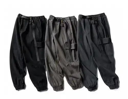 Other 20AW Indigo Union Japan Black Worker Big Pocket Pants Size US 33 - 3 Thumbnail