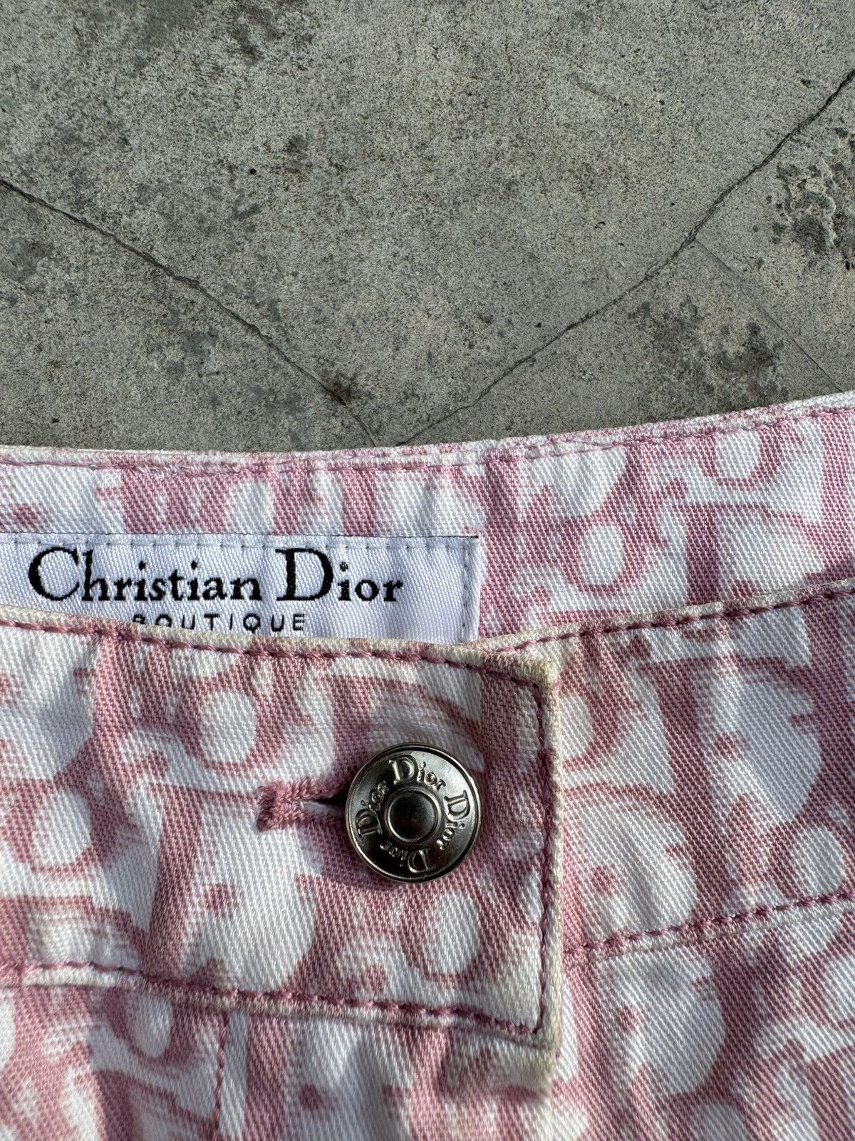 Christian Dior Monsieur Vintage Christian Dior John Galliano Monogram Pants Size 26" / US 2 / IT 38 - 4 Thumbnail