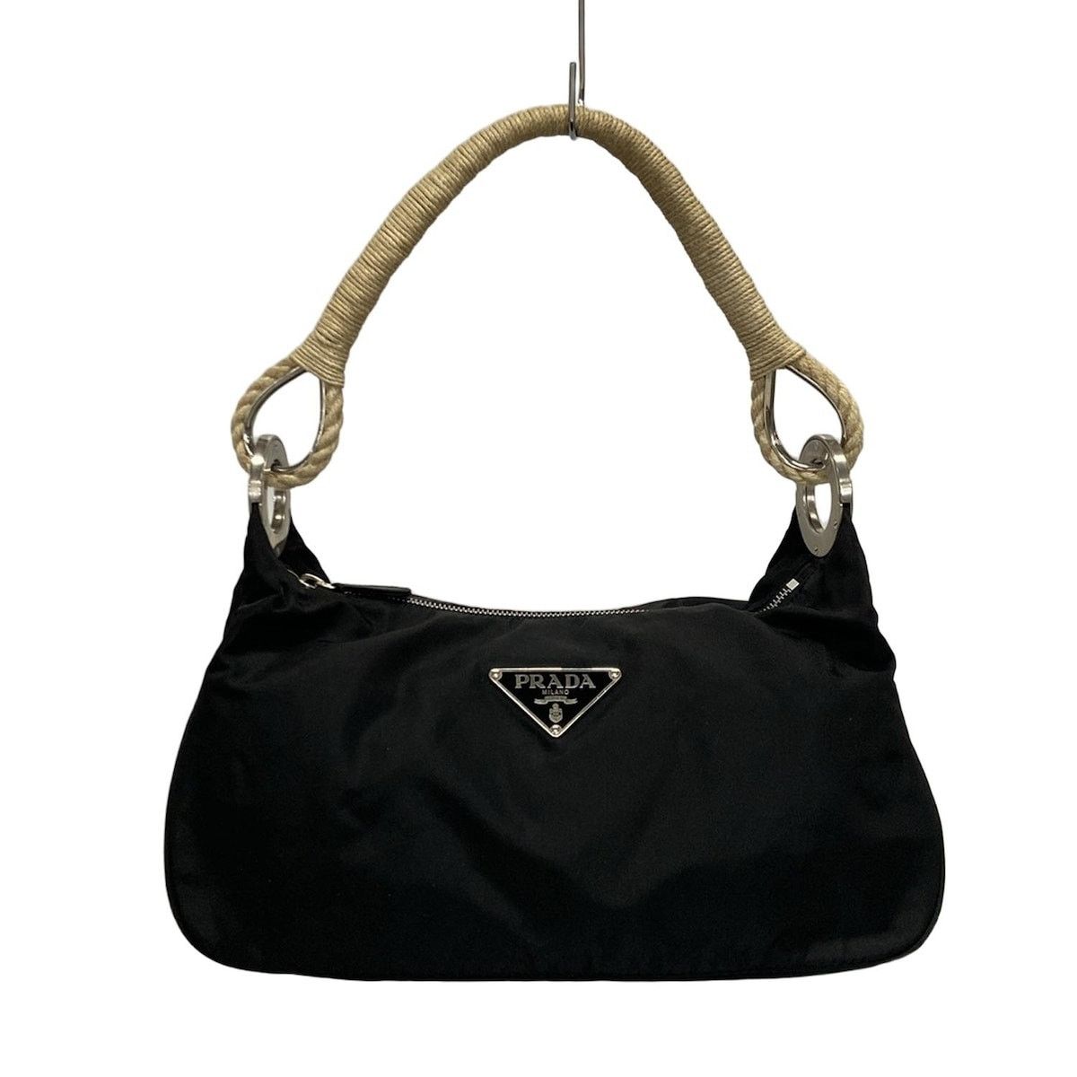 Prada PRADA Triangle Logo Shoulder Bag Size ONE SIZE - 1 Thumbnail