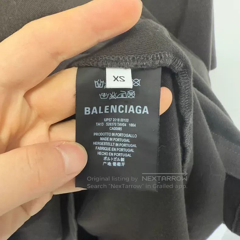 Balenciaga Balenciaga Loose Printed Short Sleeve Size US XS / EU 42 / 0 - 4 Thumbnail
