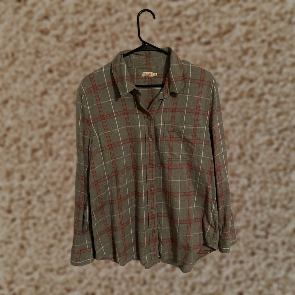 Faherty Faherty Flannel Shirt Womens Large Classic Super Brushed Juliet Plaid Size L / US 10 / IT 46 - 1 Thumbnail