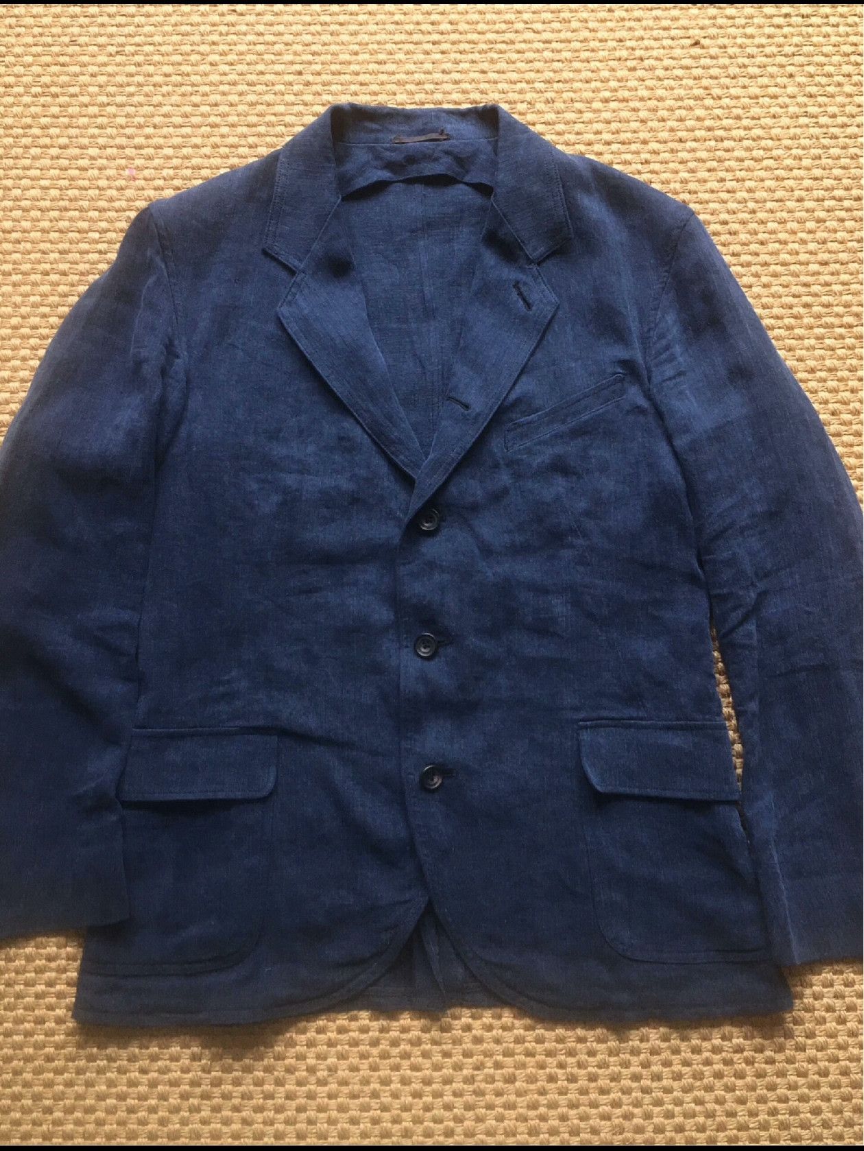 Old Joe Old Joe Indigo Linen Suit Jacket Size US L / EU 52-54 / 3 - 1 Thumbnail
