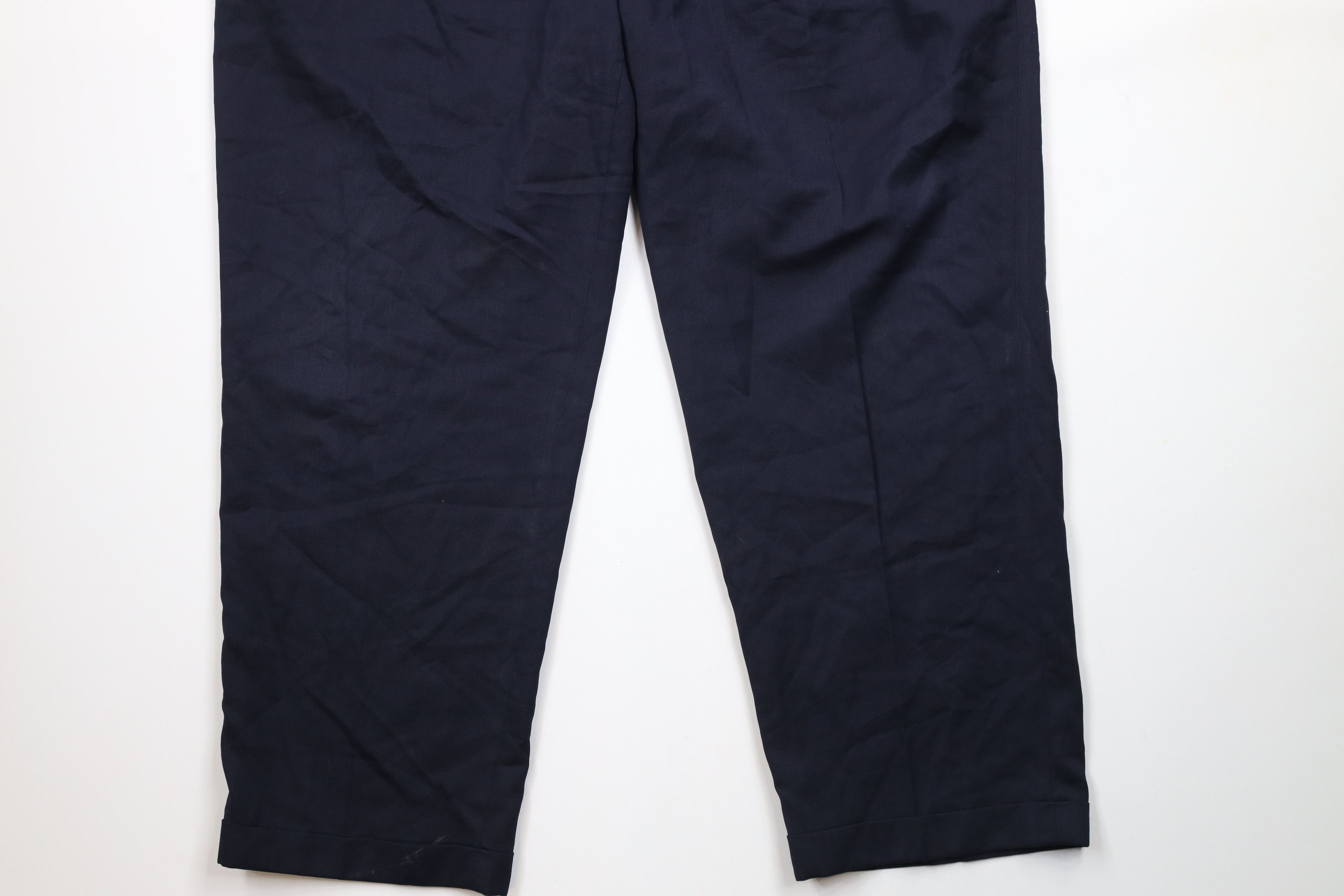 Vintage Vintage 90s Streetwear Wool Blend Wide Leg Chino Pants Size US 44 / EU 60 - 4 Thumbnail