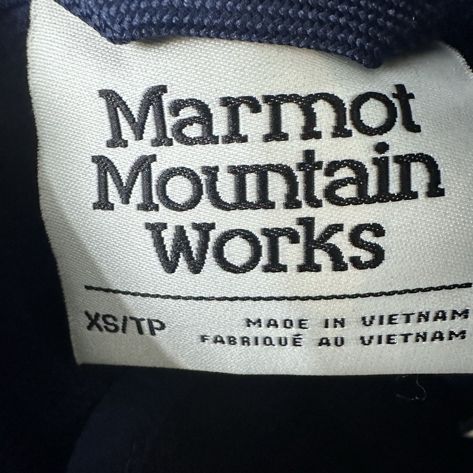 Marmot Marmot Fleece Vest Mens XS Dark Blue Full Zip Pockets Active Size US XS / EU 42 / 0 - 7 Thumbnail
