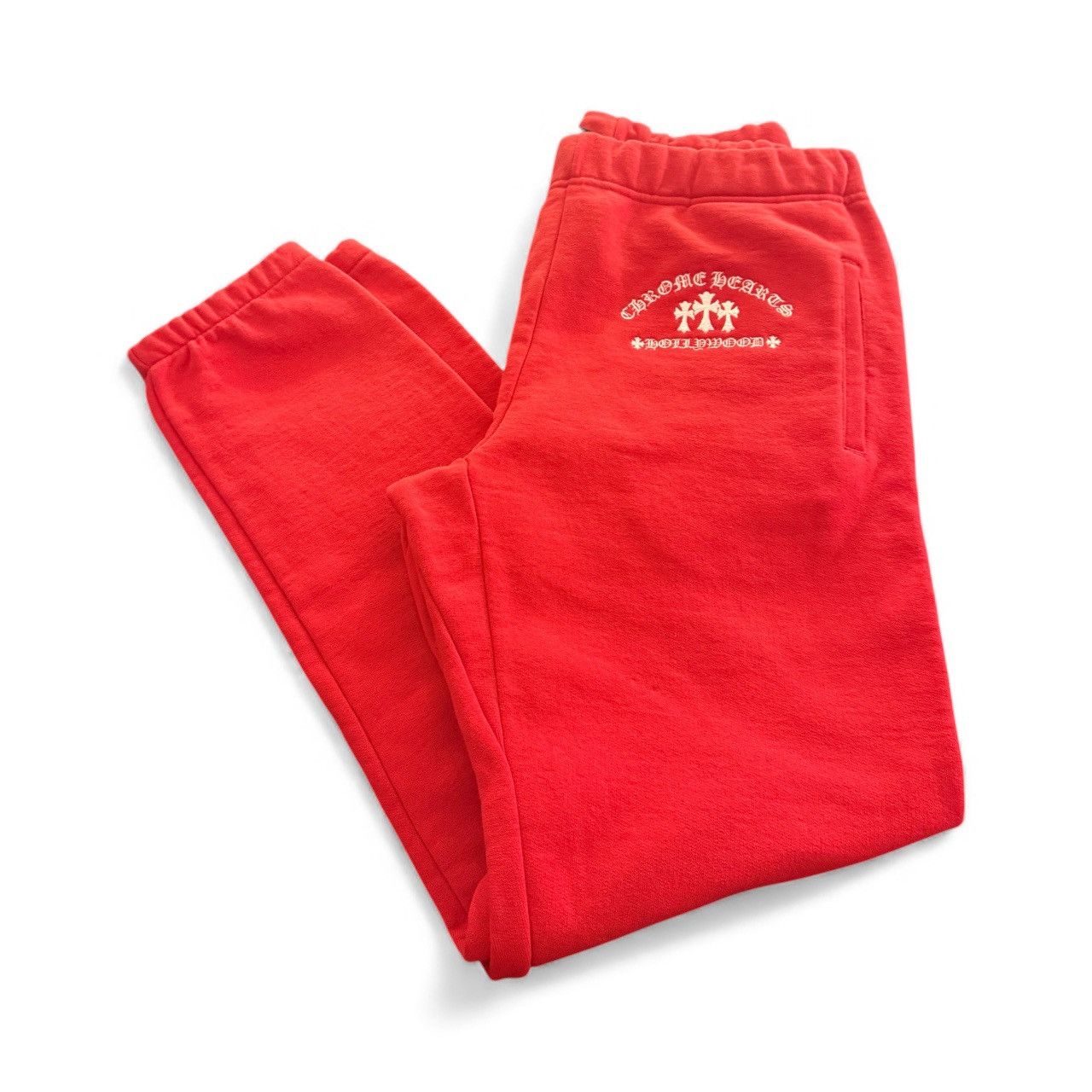 Chrome Hearts Chrome Hearts Red Tripe Cross Sweatpants Size US 34 / EU 50 - 2 Thumbnail