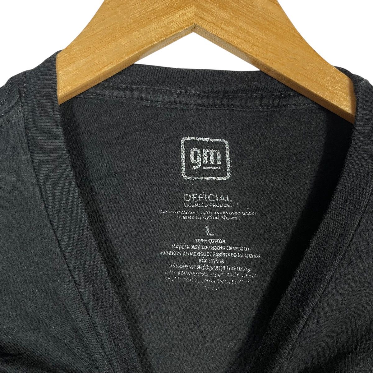 Vintage GM Chevrolet Camaro Black Graphic T Shirt Detroit Power Size US L / EU 52-54 / 3 - 3 Thumbnail