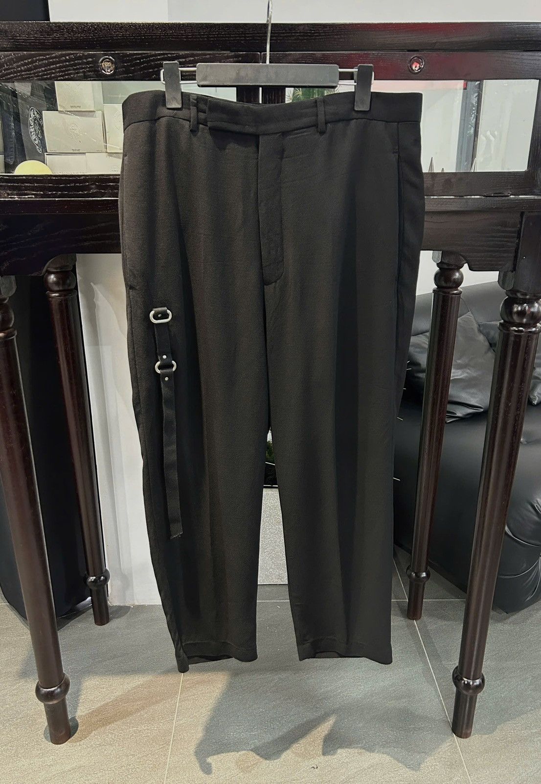 Rick Owens FW19 LARRY Fairbanks Wide Pants 48 | Grailed