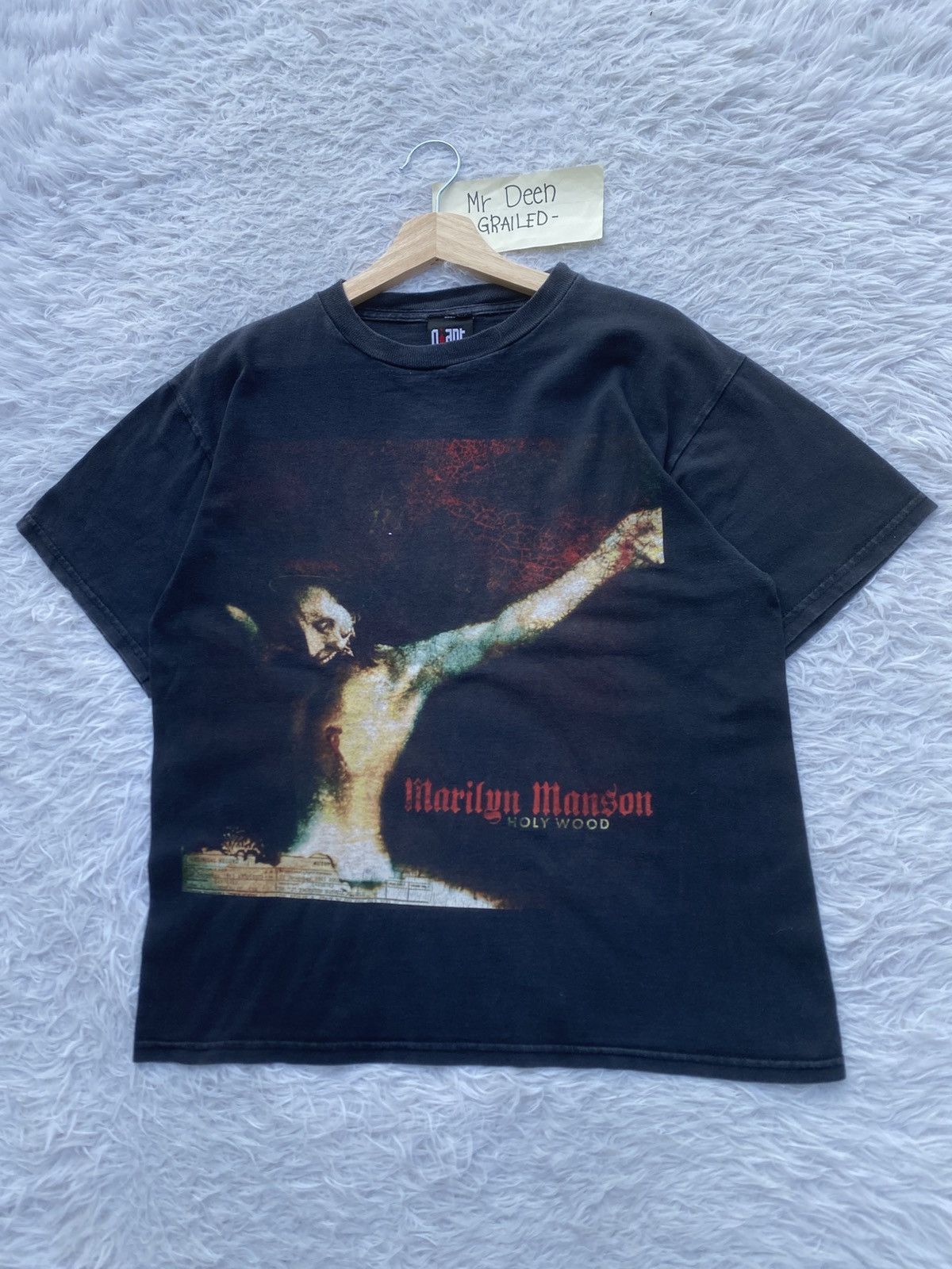 Band Tees Vtg Marylin Manson Guns, God and Government (Holy Wood Era) Size US M / EU 48-50 / 2 - 3 Thumbnail