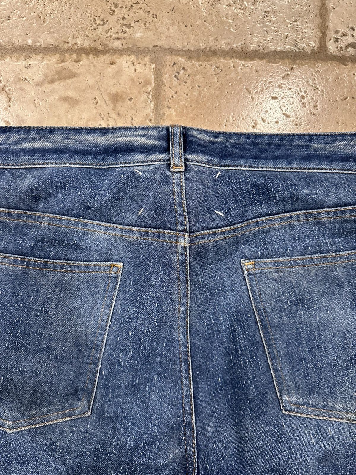 Maison Margiela Maison Margiela FW15 Pilled Distressed Blue Denim Jeans Size US 34 / EU 50 - 9 Thumbnail
