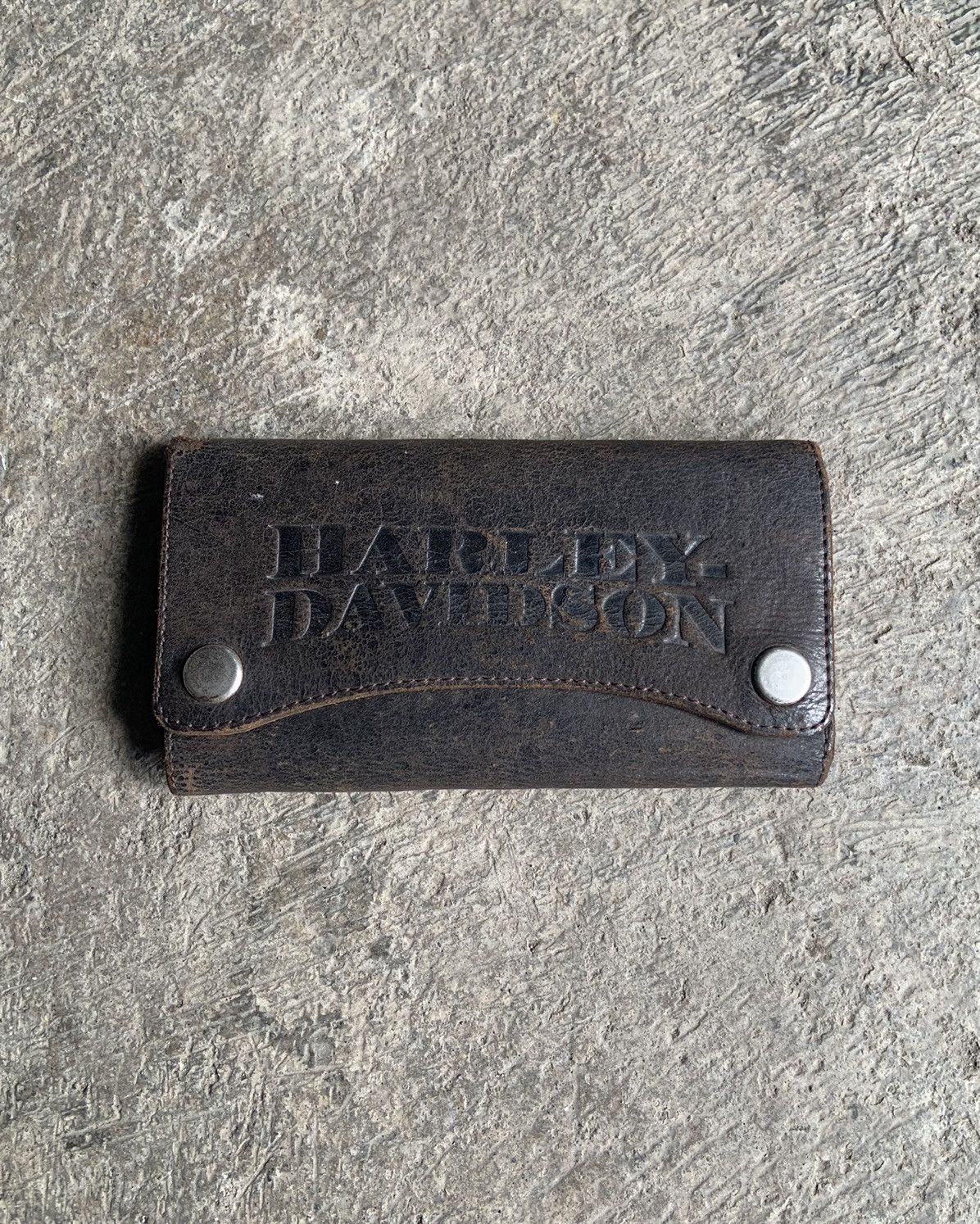 Harley Davidson × Vintage Rare Vintage Harley Davidson Leather Wallets Size US XS / EU 42 / 0 - 1 Thumbnail